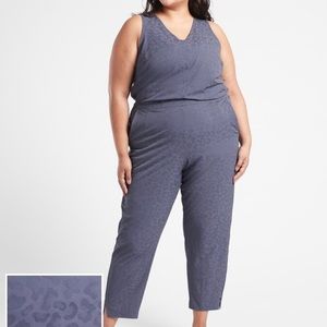 Athleta New With Tags Brooklyn Textured Jumpsuit